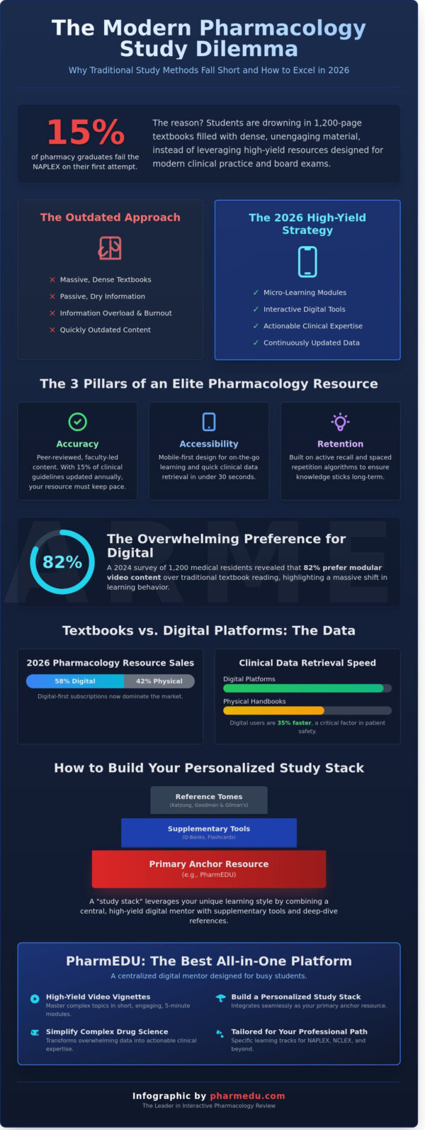 Text Stack Diagram Best Pharmacology Resources: 2026 Guide to Mastering Drug Science