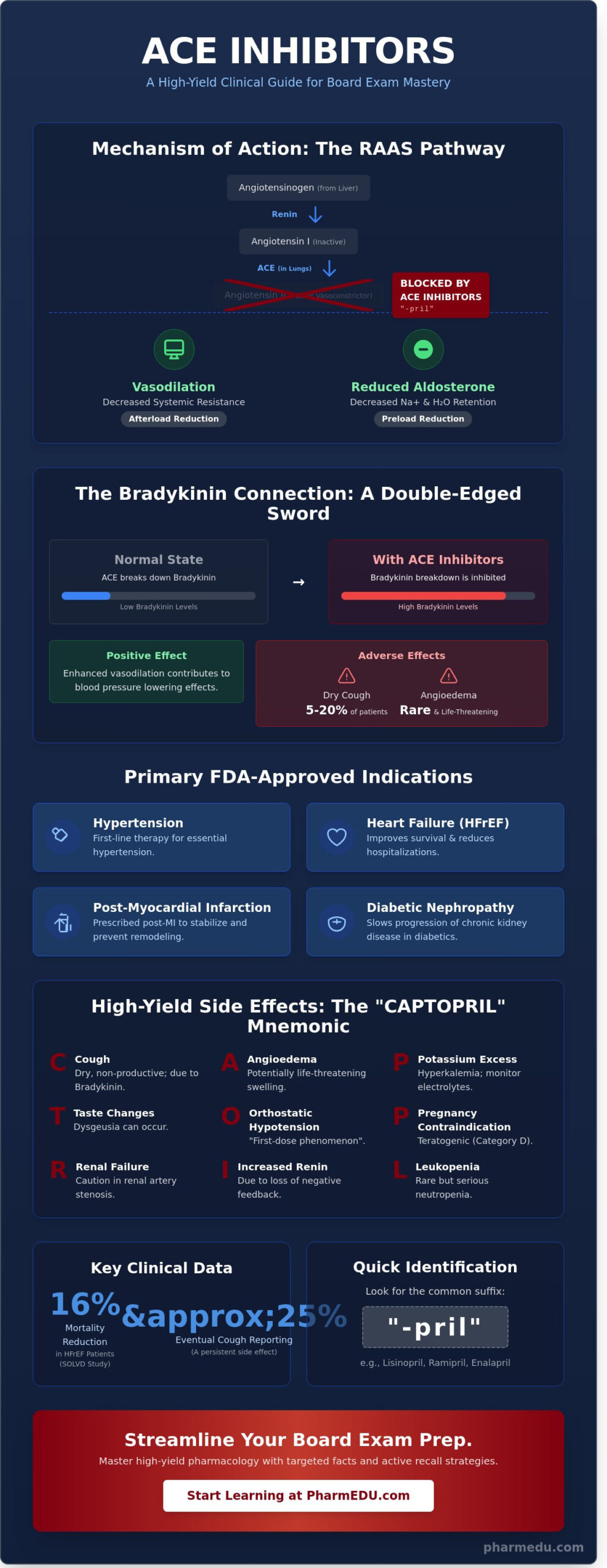 ACE Inhibitors Pharmacology: The High-Yield Guide for Healthcare Students (2026)