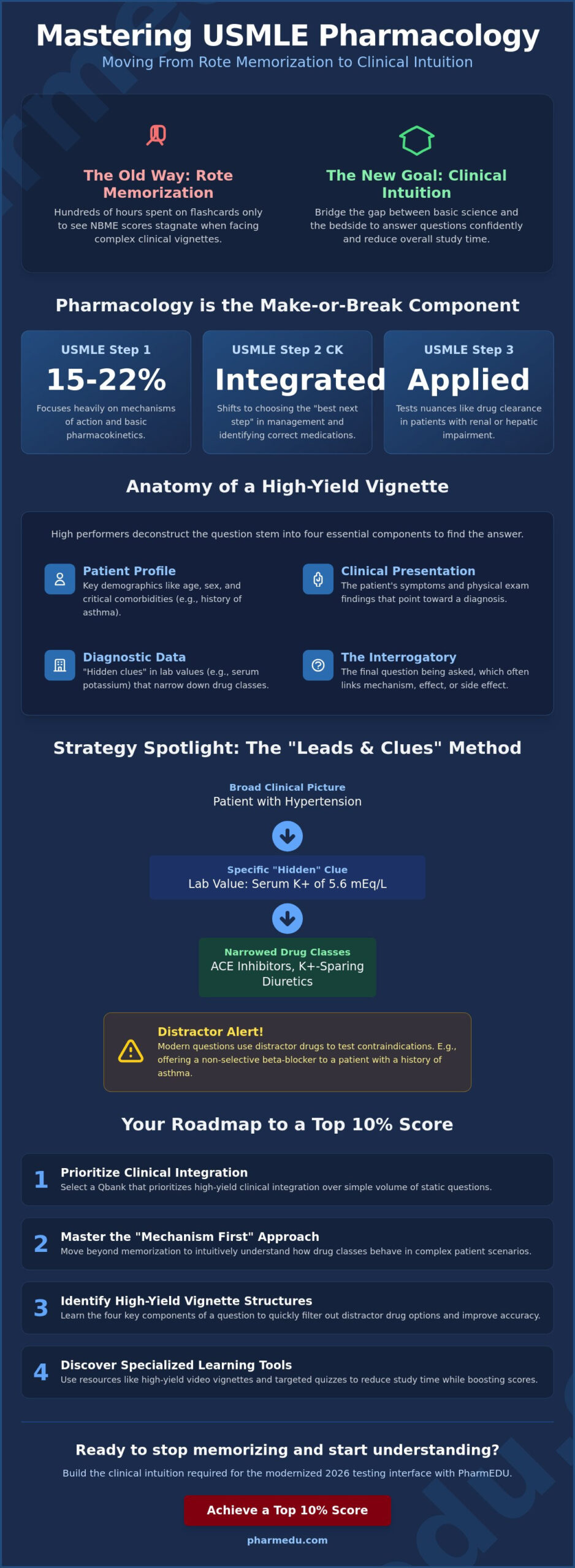 USMLE Pharmacology Question Bank: The 2026 High-Yield Mastery Guide