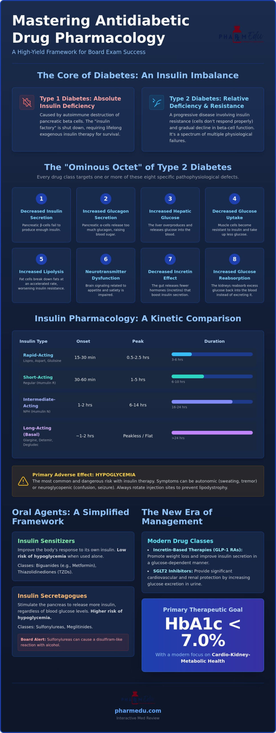 Pharmacology of Antidiabetic Drugs: The 2026 High-Yield Study Guide