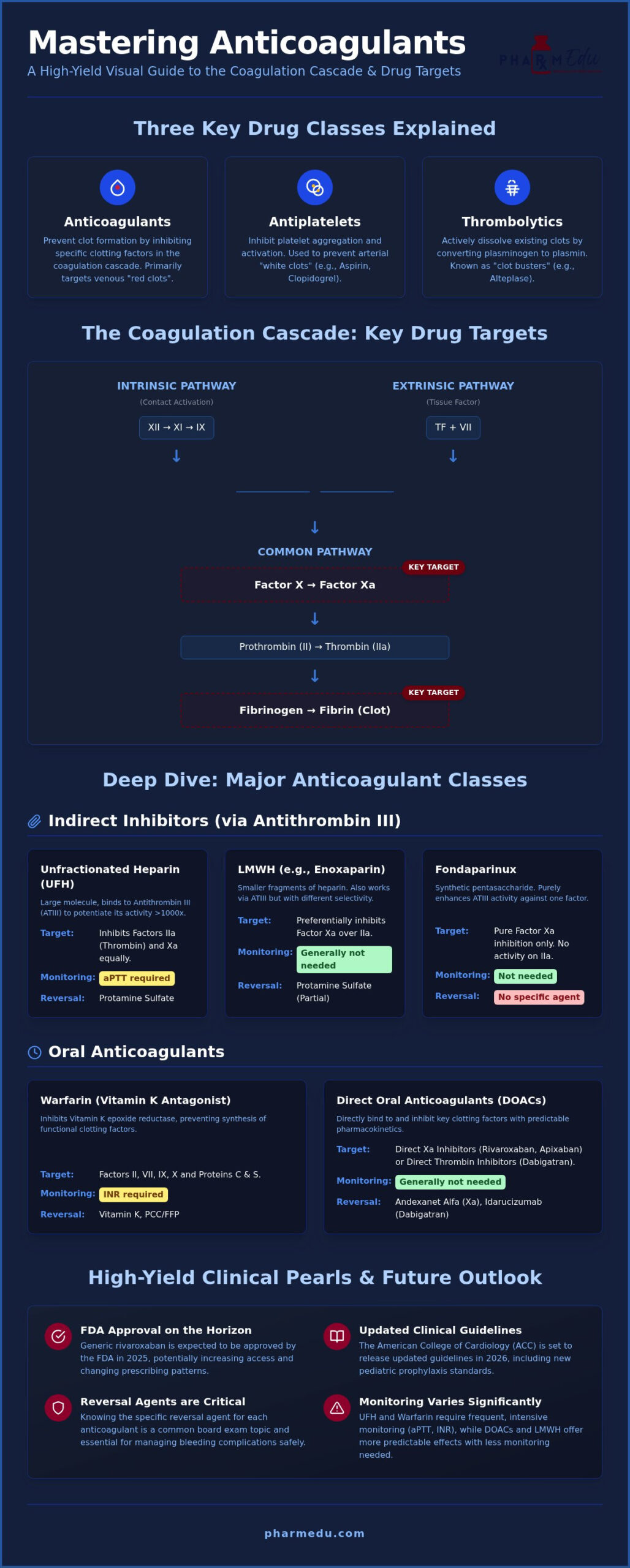 Pharmacology of Anticoagulants: The High-Yield Guide for Healthcare Students (2026)