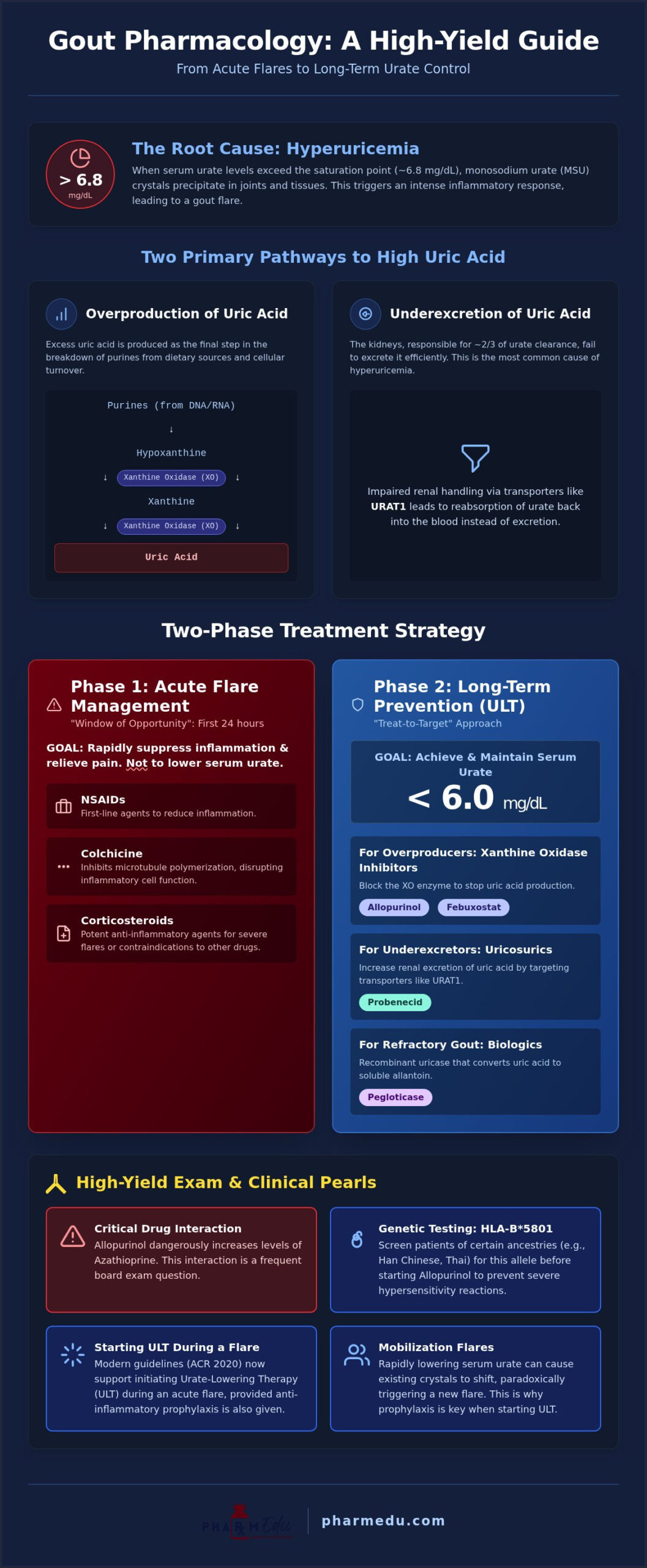 Gout Medication: Pharmacology Guide for Students (2026)